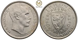 1 krone 1917 Haakon VII. Kv.0