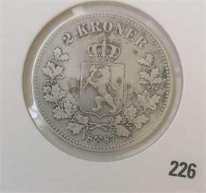 2 kroner 1887