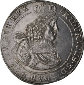 2 speceidaler 1664 Frederik III. RR. Kv.01