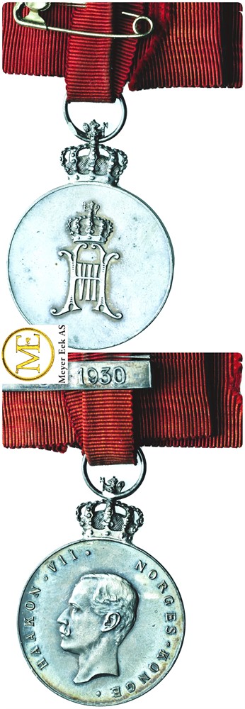 Haakon VII. Jubileumsmedalje 1905-1930. Kv0/01