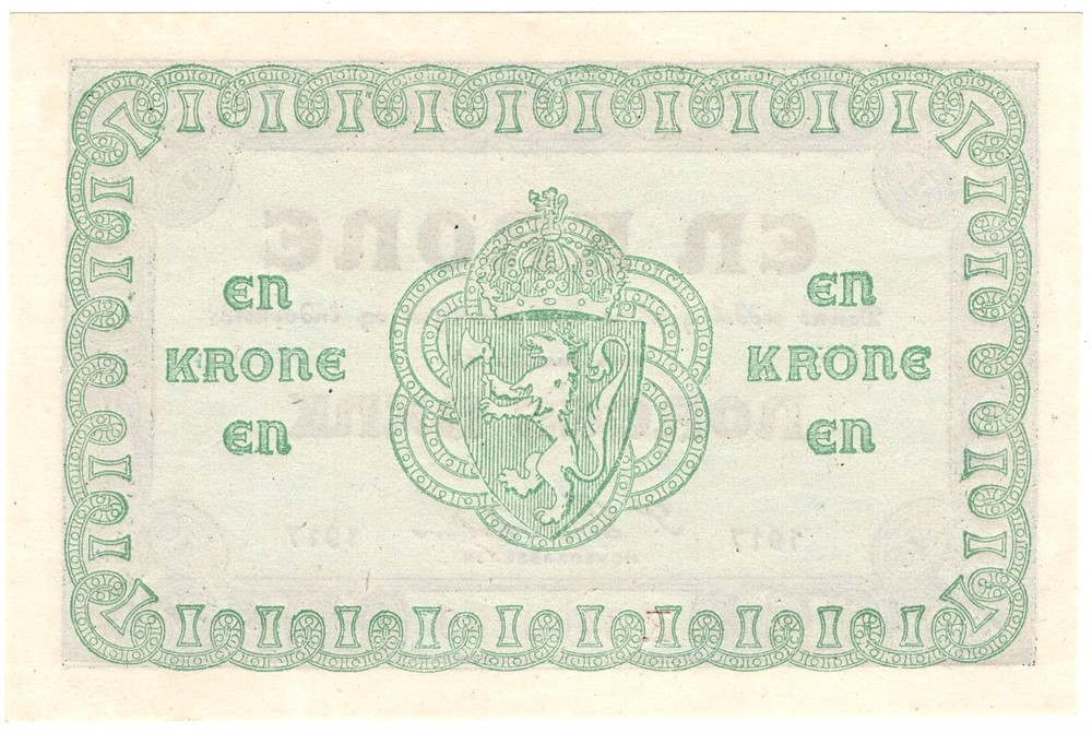 En krone 1917 F.3406209. Kv.0