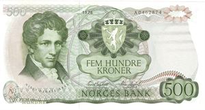 500 kroner 1978 A.0462874. Kv.0