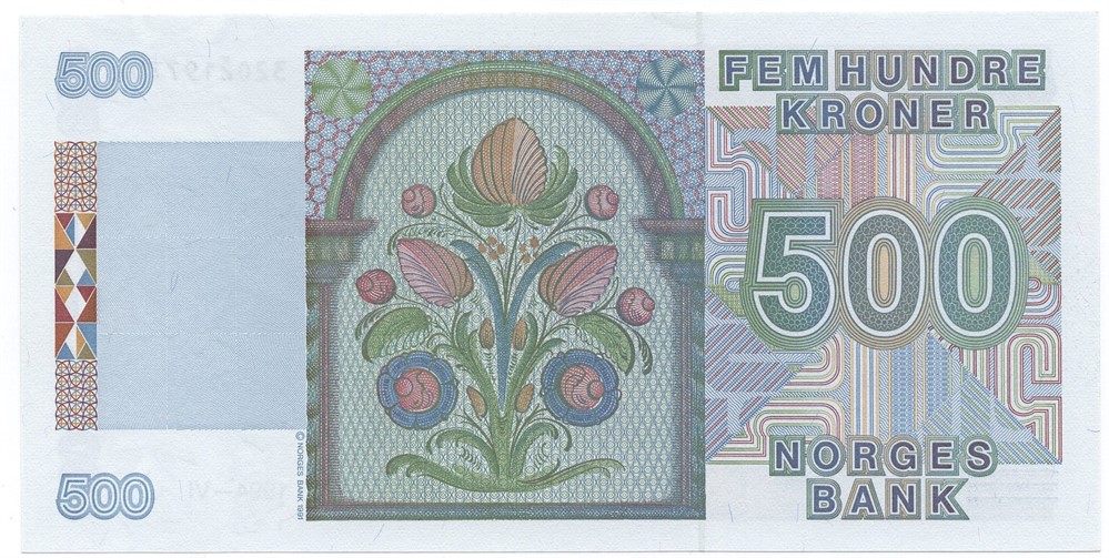 500 kroner 1994 VI utg. Kv.0