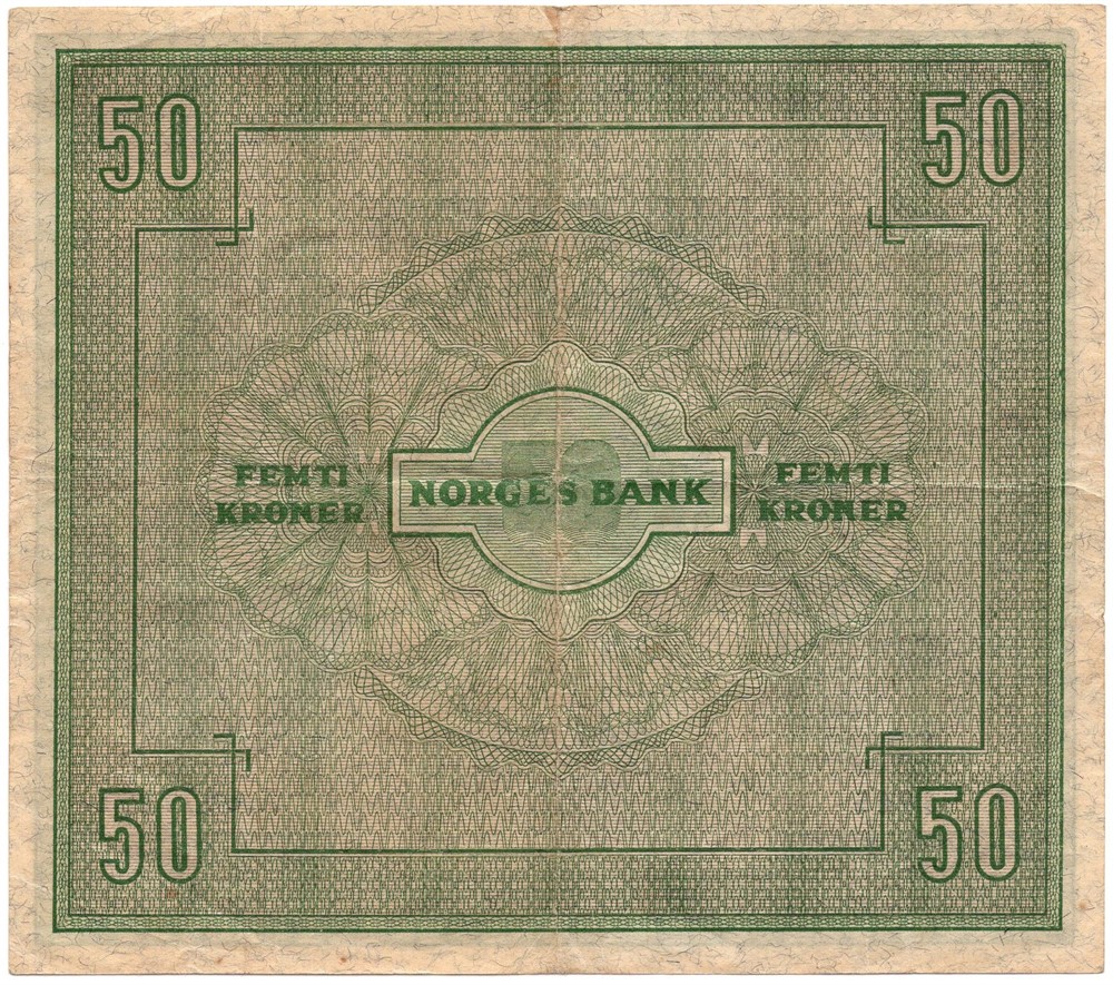 50 kroner 1945 A.8877151. Kv.1