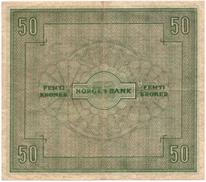 50 kroner 1945 A.8877151. Kv.1