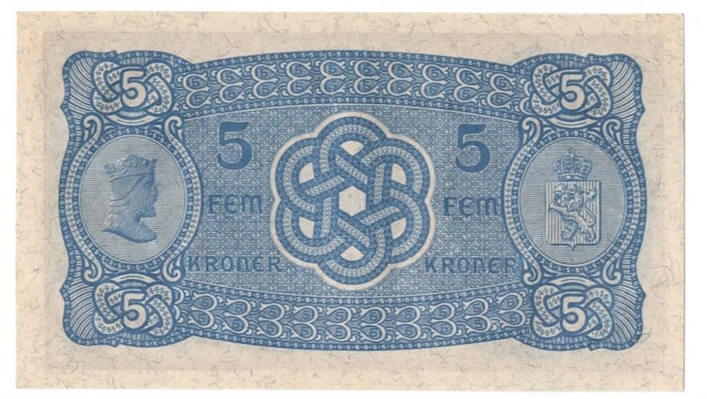 Norge 5 kroner 1942 U kv. 0