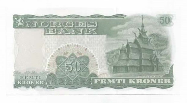 Norge 50 kroner 1983 N kv. 0