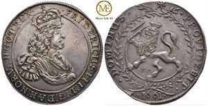 Speciedaler 1661 Frederik III. Kv.01