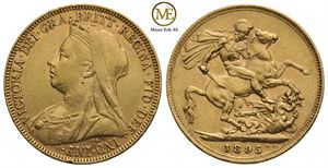 Sovereign Victoria 1895. Kv.1+