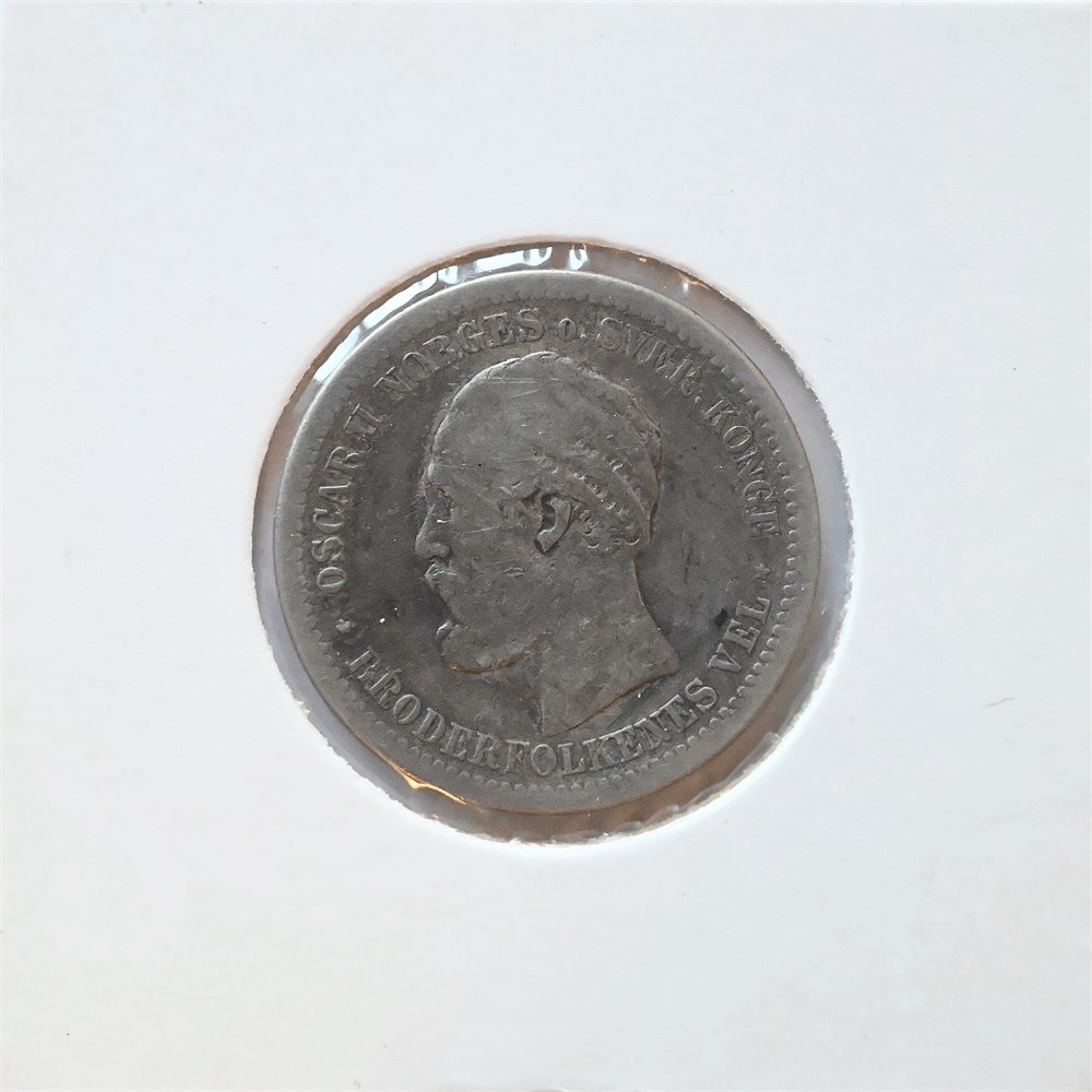 Norge 1 krone 1882 kv. 1-