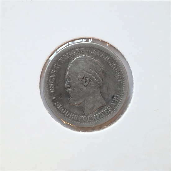 Norge 1 krone 1882 kv. 1-