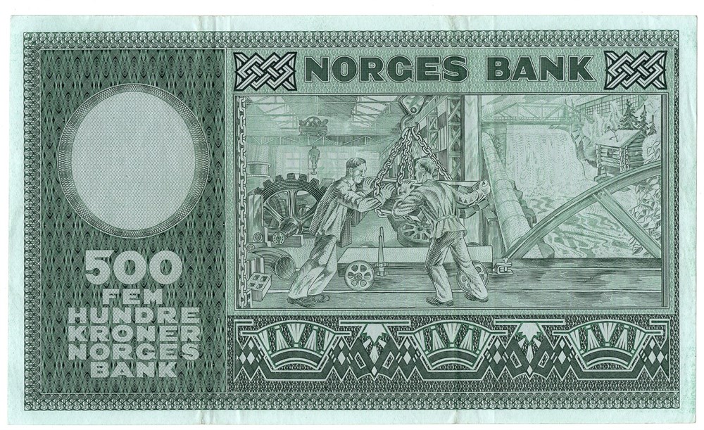 500 kroner 1974 A.5164560. Kv.1
