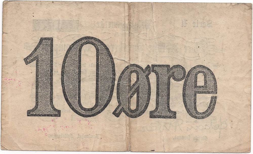 10 øre 1935/36 U. SN Spitsbergen. Kv.1-