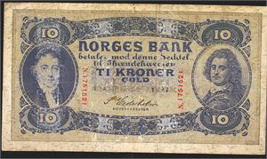 10 kr 1927N kv. 1-