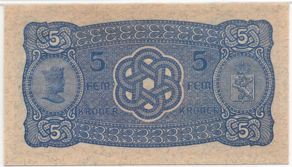 5 kroner 1912 D.1689858. EPQ 65. Kv.0