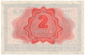 2 kroner 1943 C.0217741. Kv.0