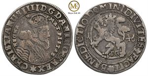 1/4 speciedaler 1646 Christian IV. Kv.1/1+