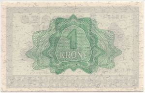 En krone 1942 D.6314226. Kv.0
