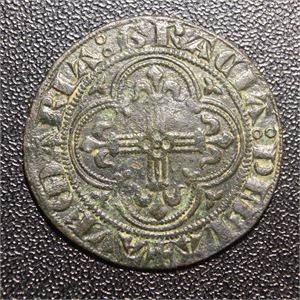 Frankrike "Token" 1320 bronse, kv. 1+