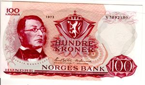 100 kroner 1973 V Kv.0