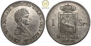 Speciedaler 1827 Carl XIV Johan. Kv.0