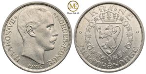 1 krone 1912 Haakon VII. Kv.0/01