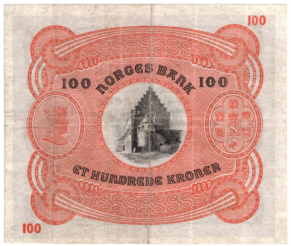 100 kroner 1943 C. Kv.1