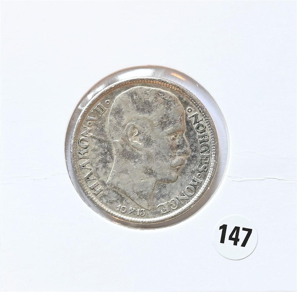 Norge 1 krone 1913 kv. 1