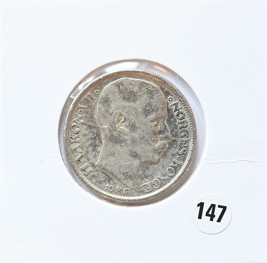 Norge 1 krone 1913 kv. 1