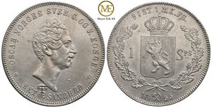 Speciedaler 1855 Oscar I. Kv.01