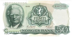 50 kroner 1975 G.4075704. Kv.0