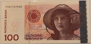 100 kroner 2014. 67 EPQ