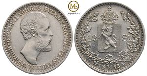 12 skilling 1873 Oscar II. Kv.0/01