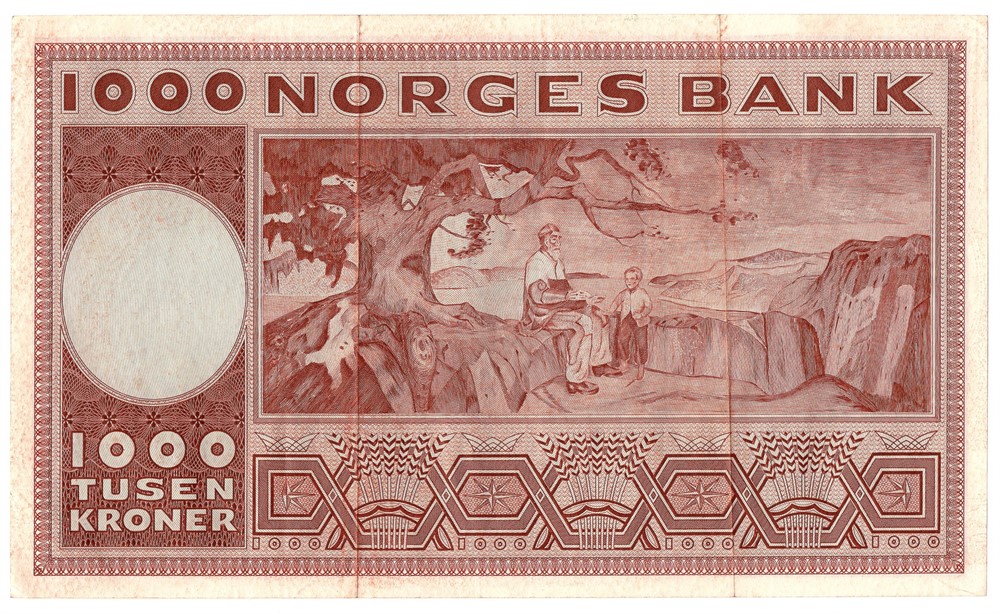 1000 kroner 1966 A.2701814. Kv.1+