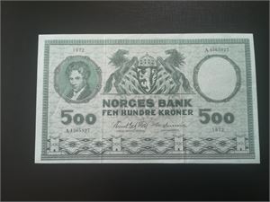 500 kroner 1972 A