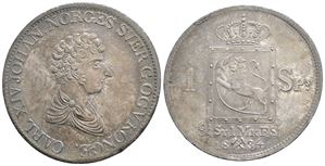 Speciedaler 1834 Carl XIV Johan. Kv.0