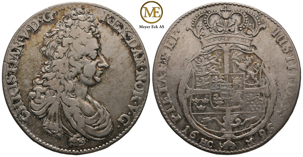 Speciedaler 1696 Christian V. Kv.1