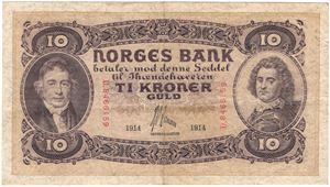 10 kroner 1914 D.8466159. Kv.1/1+