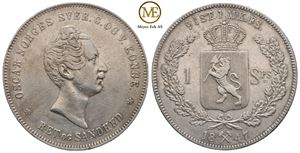 Speciedaler 1847 Oscar I. Kv.1+/01