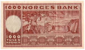 1000 kroner 1949 A.0251326. Kv.1