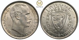 1 krone 1913 Haakon VII. Kv.0