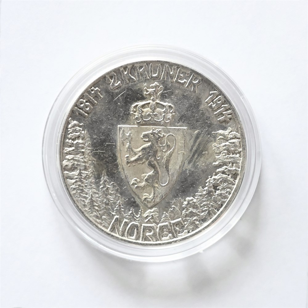 Norge 2 kroner 1914 Mor Norge kv . 01
