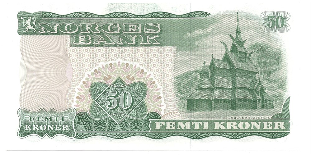 50 kroner 1979 Z.0369388. Erstatningsseddel. Kv.0