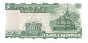 50 kroner 1979 Z.0369388. Erstatningsseddel. Kv.0