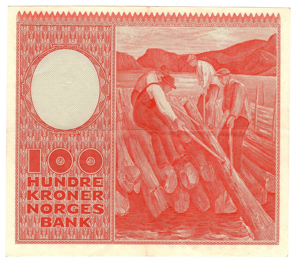 100 kroner 1960 H.1639499. Kv.1+