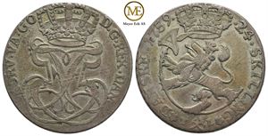 24 skilling 1759 Frederik V. Kv.01