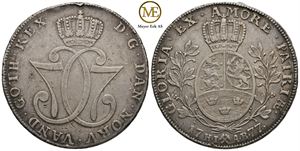 Speciedaler 1777 Christian VII. Kv.1+