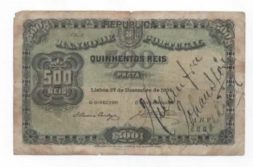 Portugal 500 reis 1904 kv. 1-