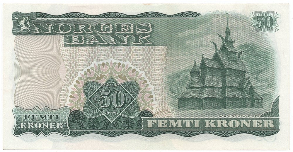 50 kroner 1967 B.3950166. Kv.0/01