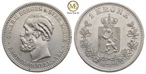 1 krone 1894 Oscar II. Kv.0/01
